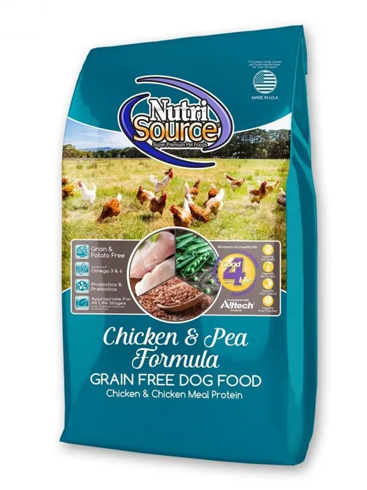 Grain Free Chicken & Pea Dry Dog Food 30-lb
