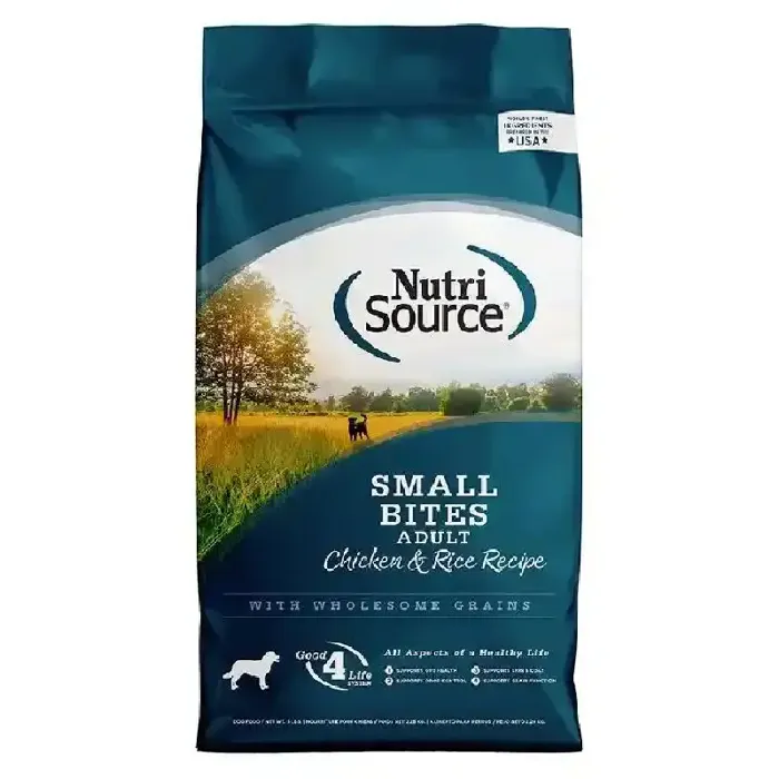 Nutrisource Chicken & Rice Small Bites 4-lb