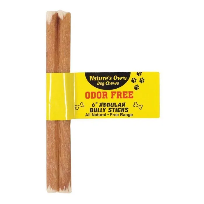 Odor Free Braided Bully Stick - 6"
