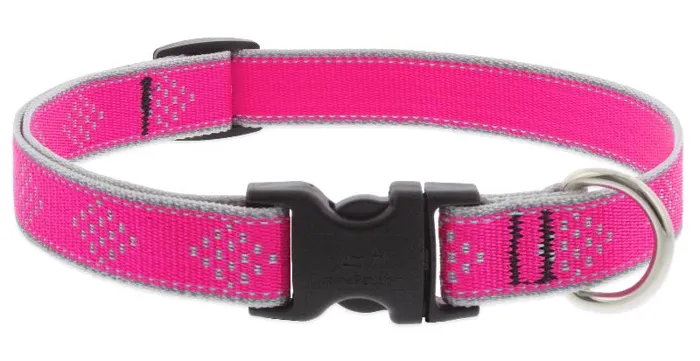 Lupine 1/2" Inch Pink Diamond Collar 8-12"