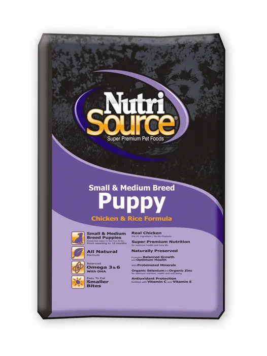 Nutrisource Chicken & Rice Small Breed Puppy 4 Lb