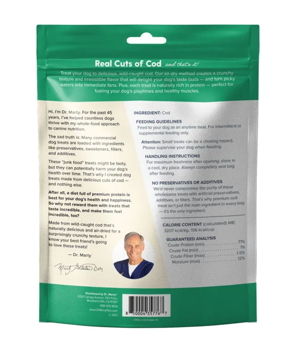 Dr. Marty's Cod Cracklers 4-oz