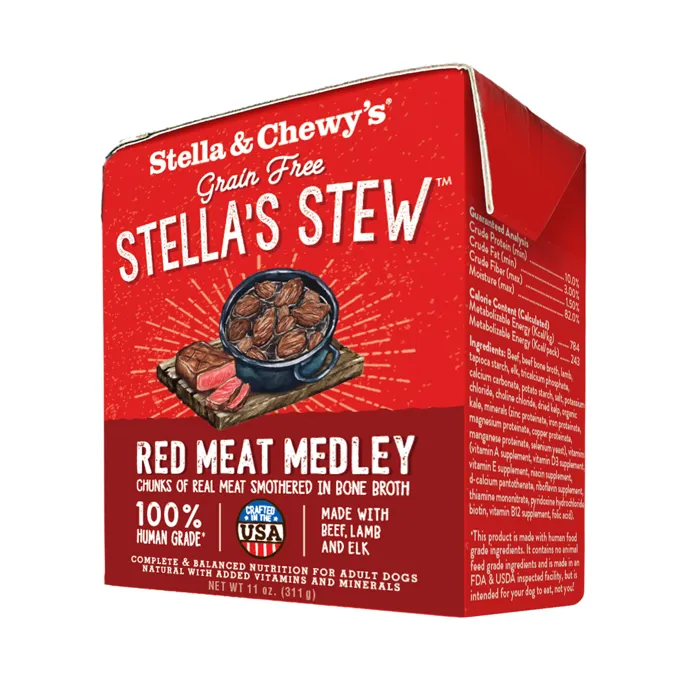 Stella & Chewy's Dog Stews Red Meat Medley 11-oz