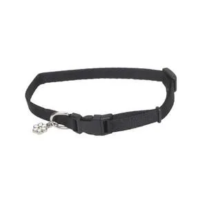 Adjustable Dog Collar - Black 3/8" X 06"-08"