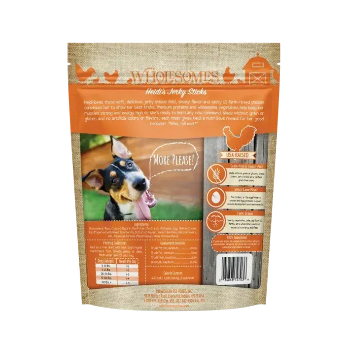 Wholesomes Dog Heidi’s Chicken Jerky 25-oz