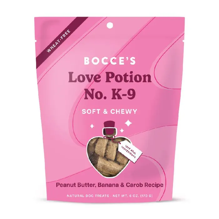 Bocce's Dog Treat Valentine Love Potion No. K-9 Soft & Chewy 6 Oz