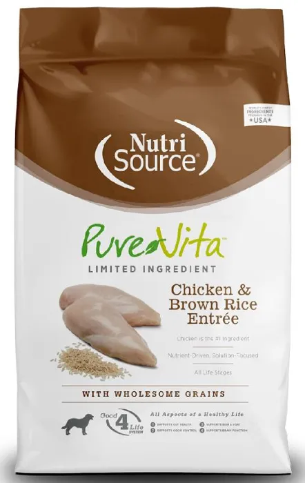 Nutrisource Purevita Dog Chicken/brown Rice 25-lb