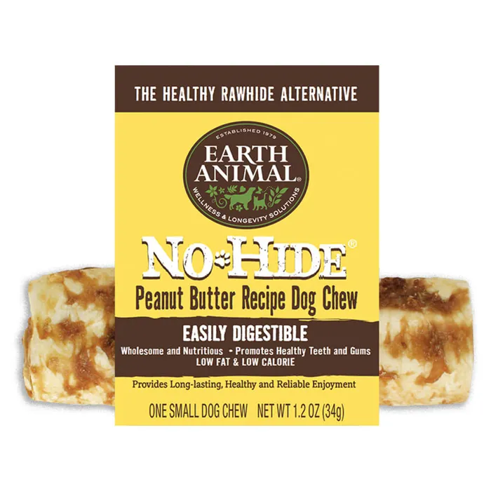 Earth Animal No Hide Peanut Butter Chews Bulk Smal