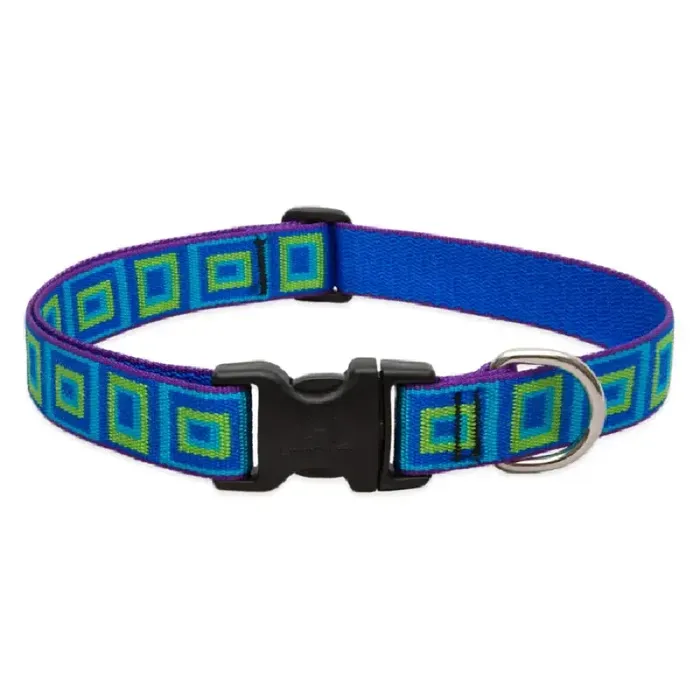 Lupine Collars1'' Sea Glass 16''-28'' Adj. Collar