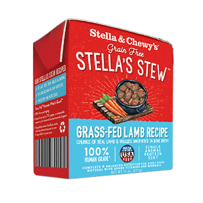 Stella's Stew Grass-fed Lamb Wet Dog Food 11-oz