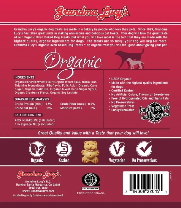 Grandma Lucy's Organic Cranberry 14oz