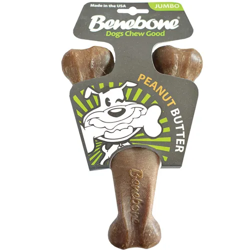 Benebone Dog Wishbone Peanut Butter Large