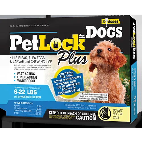 Petlock Plus Security Small Dog 3 Dose F&t