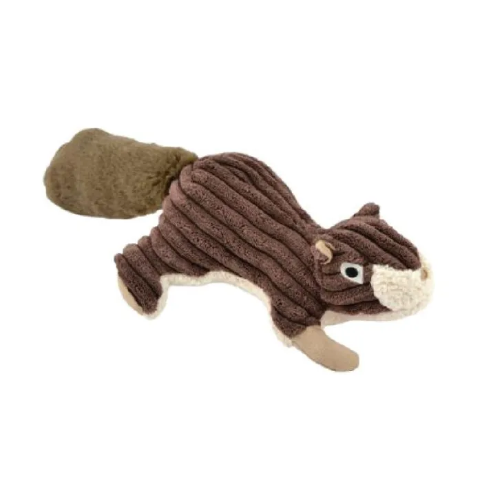 Tall Tails Dog Toy Squirrel W/ Squeaker 12" Brown