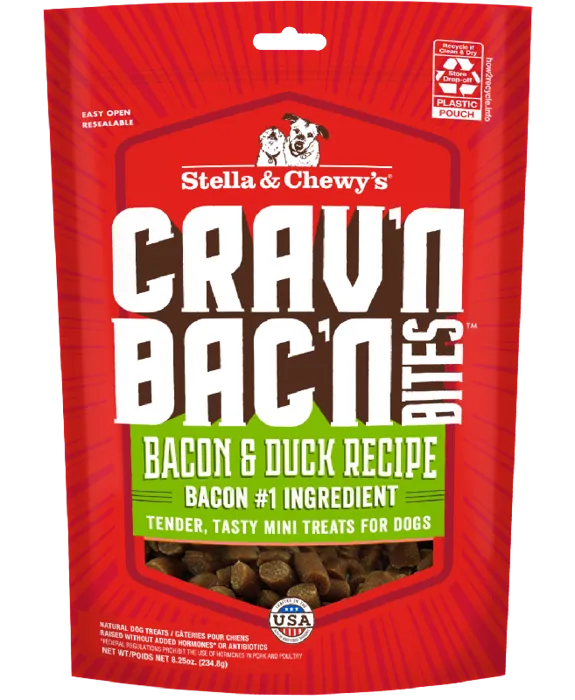 Stella & Chewy's Dog Crav'n Bac'n Duck 8.25-oz