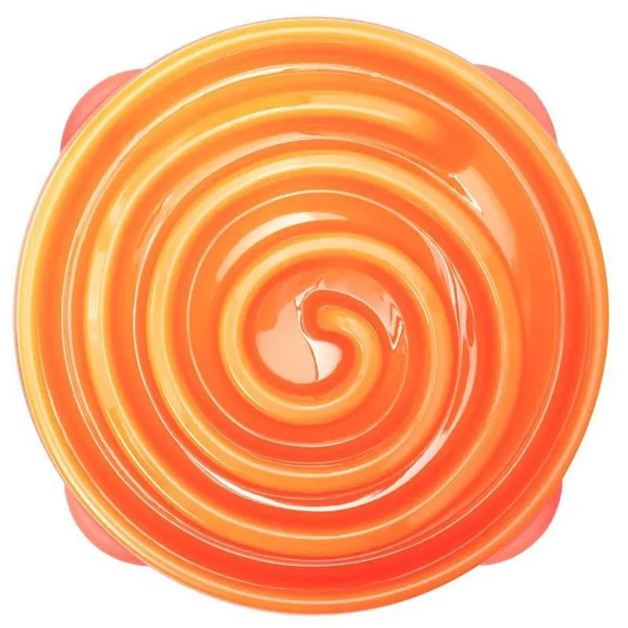 Slo-bowl Slow Feed Orange 5 Cu