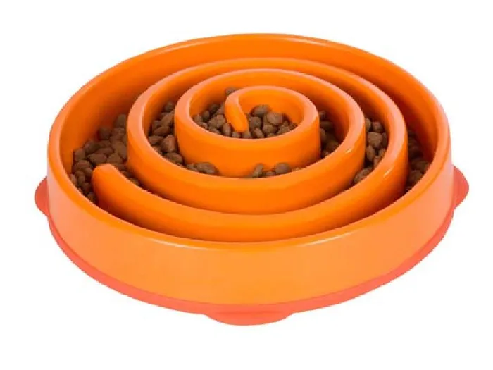 Slo-bowl Slow Feed Orange 5 Cu