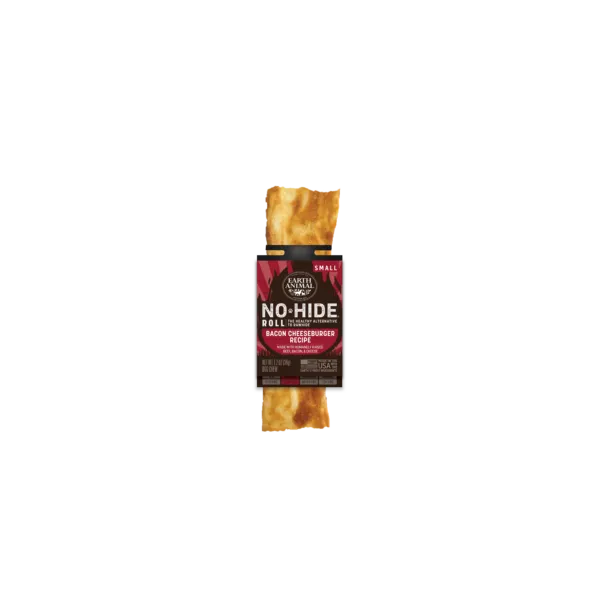 Earth Animal No-hide Chew Bbq Bacon Cheesebrgr 7"