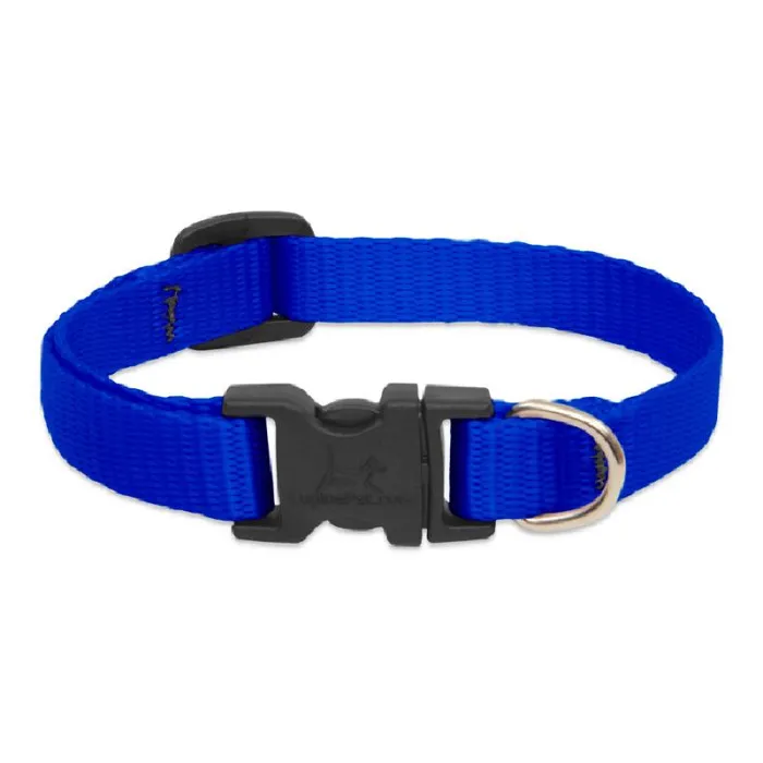 Lupine Adjustable Collar 1/2" 10-16" Blue