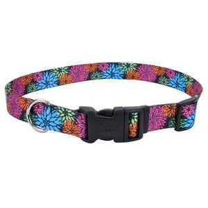 Adjustable Dog Collar Wildflower 3/8" X 08" - 12"