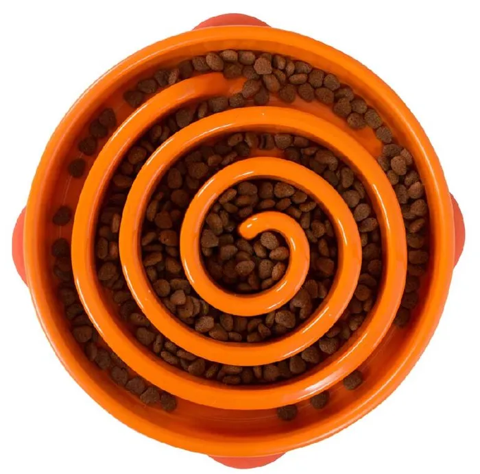 Slo-bowl Slow Feed Orange 5 Cu