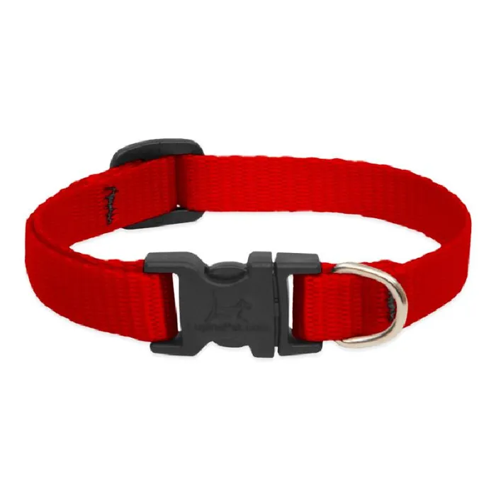 Lupine Adjustable Collar 8-12"x1/2" Red