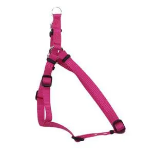 Adjustable Dog Harness - Pink Flamingo 3/8" X 12"1