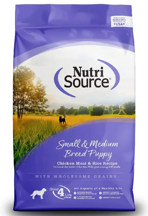 Nutrisource Small & Medium Puppy Chkn & Rice 12-lb