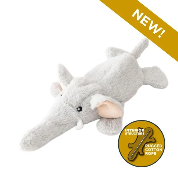 Tall Tails Dog Toy Stuffless Elephant 16"