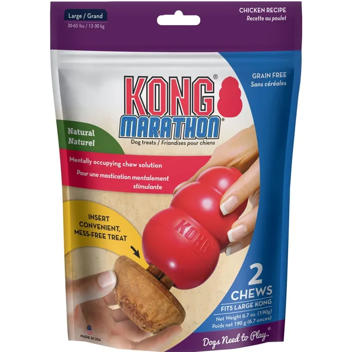 Kong Marathon Chew Chicken Large 2-pack