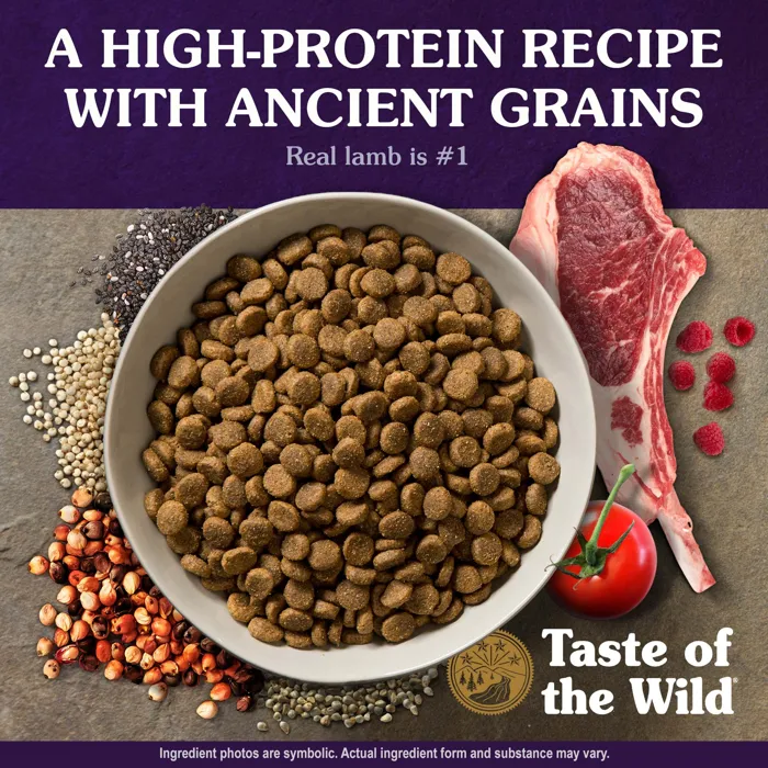 Ancient Mountain Roasted Lamb & Ancient Grain Recipe Dry Dog Food 28-lb