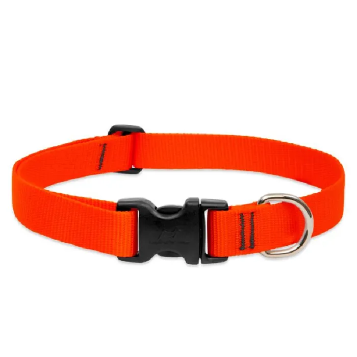 Adjustable Collar 12-20" X 1" Blaze Orange