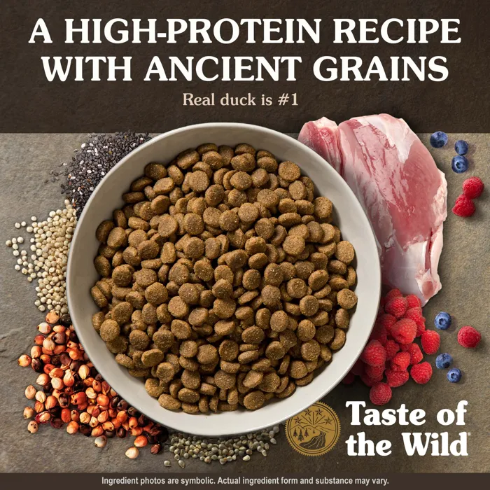 Ancient Wetlands Roasted Fowl & Ancient Grain Recipe Dry Dog Food 28-lb