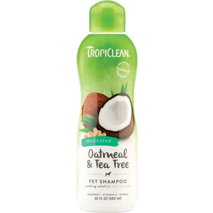 Shampoo Oat & Tea Tree Medicated For Dogs 20-oz