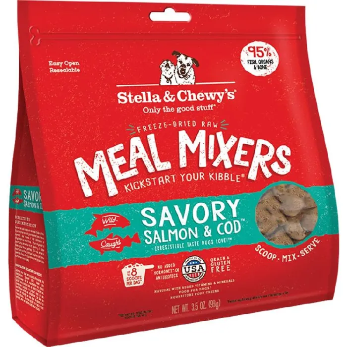 Freeze Dried Meal Mixers Salmon Cod - 3.5oz