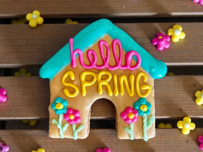Hello Spring Dog House