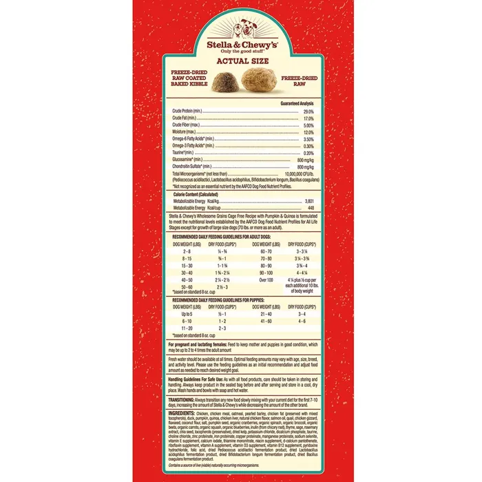 Stella & Chewy's Raw Blend W/ Grains Cage Free 22-lb