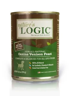 Nature's Logic Dog Gf Venison Pate Can 13.2 Oz