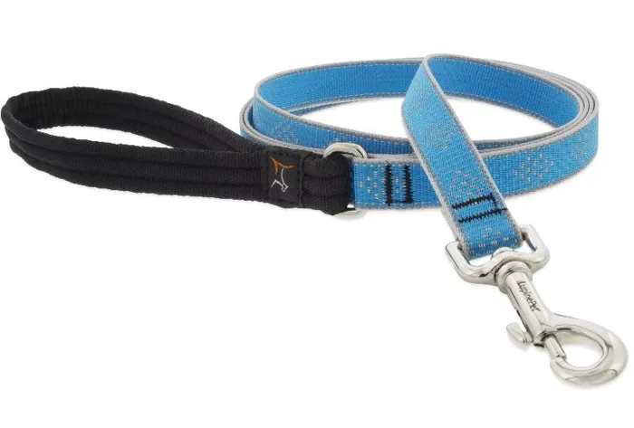 Lup 3/4in Hl Blue-diamond Leash 4'