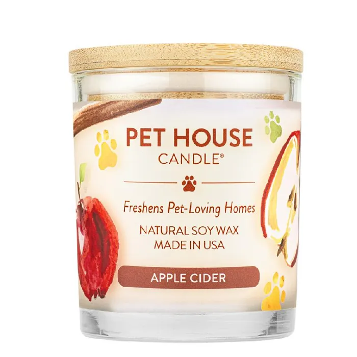 Pet House Candle Seasonal Apple Cider 8.5 Oz 3/cas