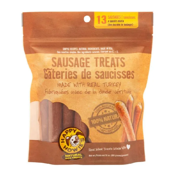 Howie Sausage Bag Trky Bakers Dozen 13-pack