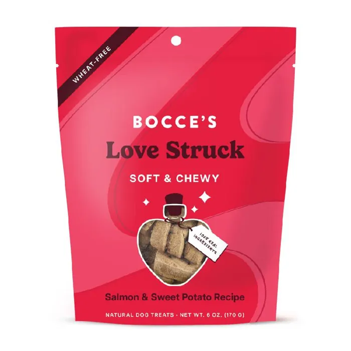 Bocce's Dog Treat Valentine Love Struck Soft & Chewy 6 Oz